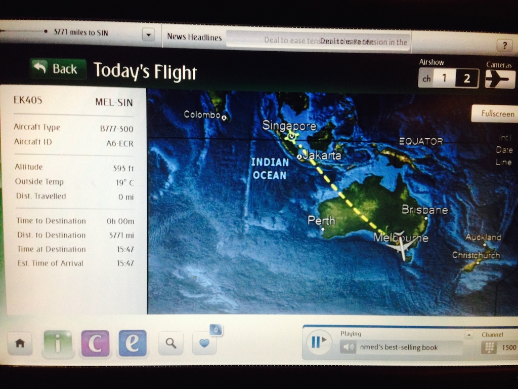 photo 044 Estimated Flight Path (Emirates Fly to Colombo)
